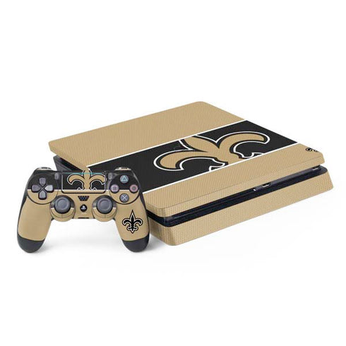 NFL New Orleans Saints Zone Block PS4 Slim Bundle Skin